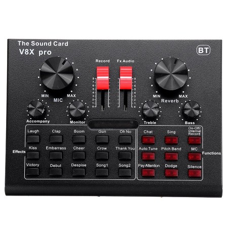 Placa de sonido V8x pro