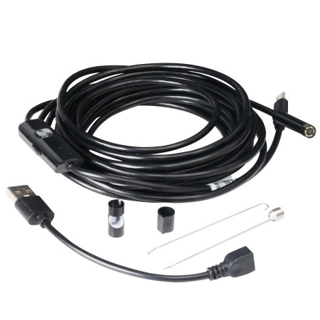 Boroscopio USB Semirrígido 5 mts 7mm