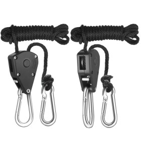 Par Poleas Metalicas con soga