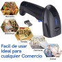 Escáner de código de barras 1D Wireless y USB
