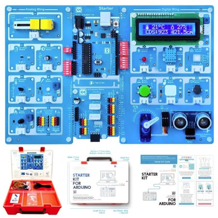 Kit principiantes compatible arduino con ejemplos