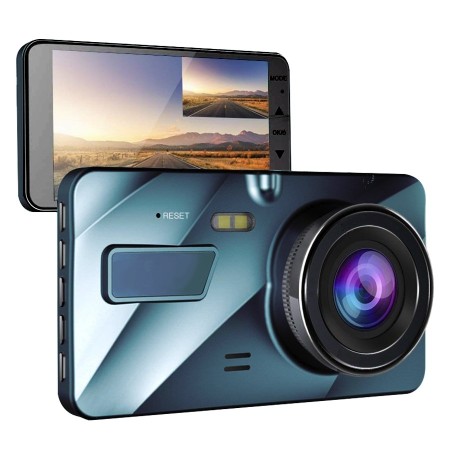 Cámara para tablero de auto dashcamera 1080p cámara frontal y trasera