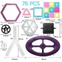 Bloques Magnéticos De Construcción 76 PCS