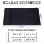 Bolsas Para Comercio Negras x100 40x65 cm