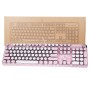 Combo Mouse + Teclado semi mecanico  RGB