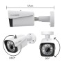 Cámara Bullet conector BNC 6 Led IR giro/inclinación para exterior