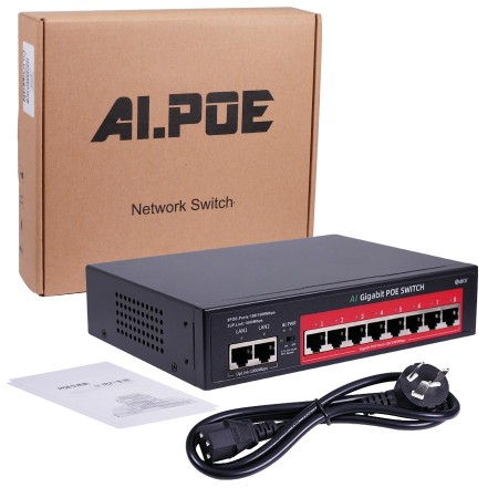 Switch de 8 puertos 1000Mbs