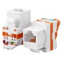 Roseta CAT6A RJ45 Hembra Universal Autocrimpeable