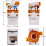 Roseta CAT6A RJ45 Hembra Universal Autocrimpeable