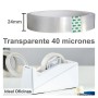 Combo 12 Cinta Adhesiva 24mm 50 metros reales 40 micrones