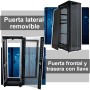 Gabinete Rack mural para servidor de red 32U con bandeja