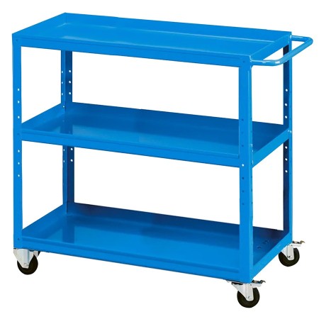 Carro Metálico De Taller Con 3 Bandejas