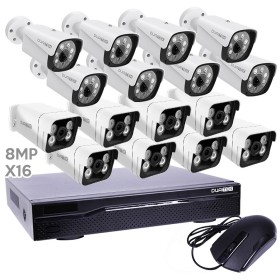 NVR 16 canales + 16 camaras 8MP