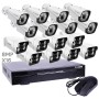 NVR 16 canales + 16 camaras 8MP