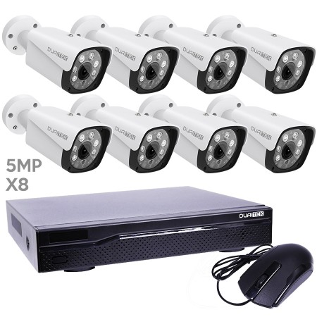 NVR 16 canales + 8 camaras 5MP