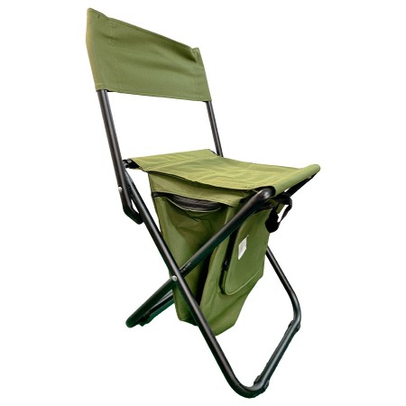 Banco Plegable con Respaldo y Bolso Térmico