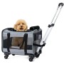 Bolso para Transportar Mascotas con Ruedas y Manija