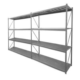 Estanteria Rack Metálico 4 niveles capacidad 1200kg