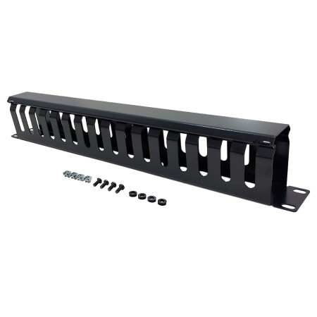Organizador de Cable 19" con 16 Ranuras
