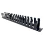 Organizador de Cable 19" con 16 Ranuras