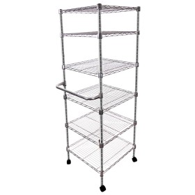 Estantería de Acero 6 Niveles Organizador 170x50 cm