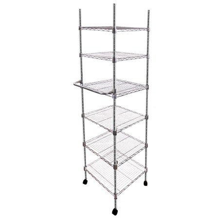 Estantería de Acero 6 Niveles Organizador 170x40 cm