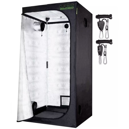 Carpa indoor de cultivo 100 X 100 X 200 + Poleas Plásticas