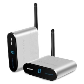 Transmisor y receptor wireless de audio y video