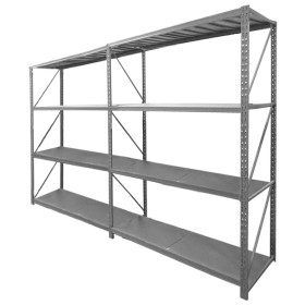 Estanteria Rack Metálico 4 niveles capacidad 1200kg