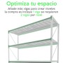 Viga Rack 200kg 200cm Montaje sin tornillos