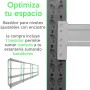 Bastidor para rack metalico 300kg 60x250cm