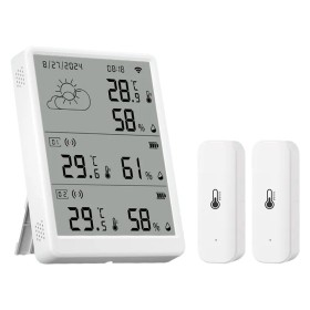 Kit medidor con sensores de temperatura y humedad Smart control desde celular