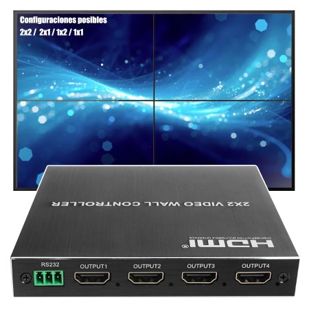 Videowall HDMI 4 Pantallas