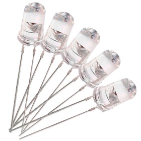 Set de leds 5mm Rojo, amarillo, azul, blanco, verde 100 por color