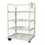 Carro Estantería de Acero 5 Niveles 100x85x160 cm