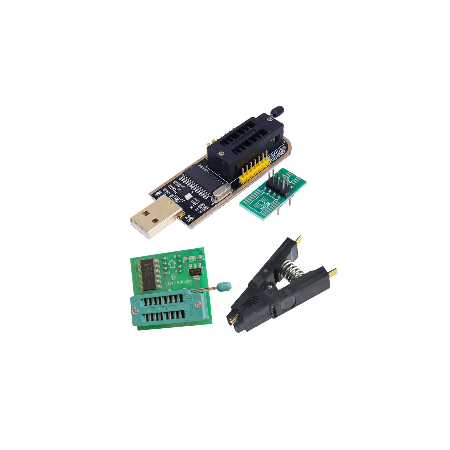 Combo Programador Usb Ch341a + Adp TTL 1.8V  + Pinza
