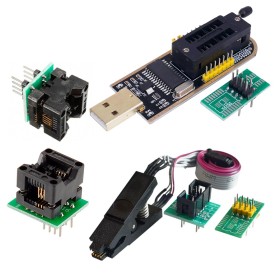 Combo Programador Usb Ch341a + Pinza + Cable. Bios Eeprom
