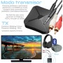 Transmisor y receptor bluetooth 4.2 2 en 1 con bateria 200mAh