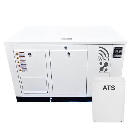 Grupo electrógeno 20kva cabinado, GAS Natural y Pr  con wifi y ATS