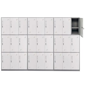 Armario de Acero con 9 Puertas para Almacenamiento