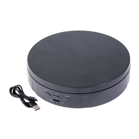 Plataforma giratoria para fotografía y exposición 15cm diámetro