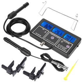 Medidor digital 5 en 1 para de agua | pH, EC, TDS, CF y temperatura