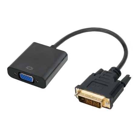 Conversor Adaptador Dvi 24+1 Macho A Vga Hembra