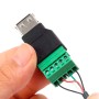 Conector USB 2.0 Tipo A Hembra a Terminal de Bornera