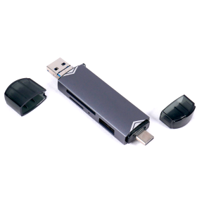 Lector SD MicroSD  Conector USB 3.0 USBC MicroUSB