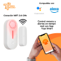 Sensor de Apertura para Puertas y Ventanas Wifi con Alarma Ajustable