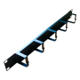 Organizador Pasacables Tipo Peine 1U Para Rack 19" Acero Reforzado