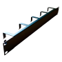 Organizador Pasacables Tipo Peine 1U Para Rack 19" Acero Reforzado