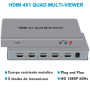 Procesador Multiview 4 Pantallas A 1 1080p HDMI