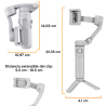Gimbal Estabilizador HQ3 de 3 ejes para celulares con trípode